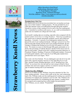 Knoll News October 29, 2010