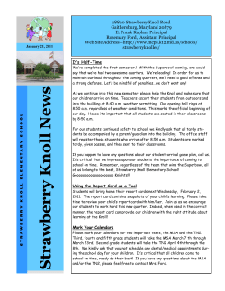 Knoll News January 21, 2011