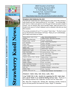 Knoll News May 13, 2011