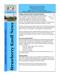 December 9, 2011 Knoll News