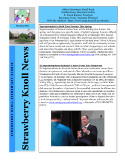 March 2, 2012 Knoll News