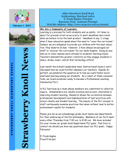 Knoll News ~ February 1, 2013