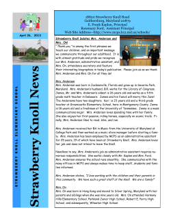 Knoll News ~ April 26, 2013