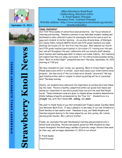 Knoll News ~ September 13, 2013