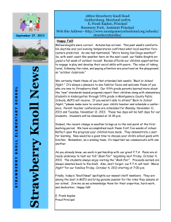 Knoll News ~ September 27, 2013