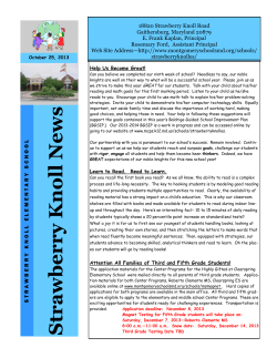 Knoll News ~ October 25, 2013