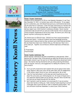 Knoll News ~ November 8, 2013