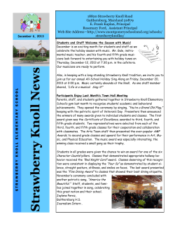 Knoll News ~ December 6, 2013