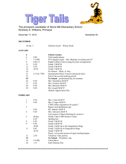 Newsletter #3&nbsp;&nbsp;&nbsp;&nbsp;