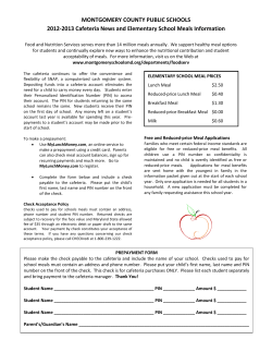SNAP Cafeteria Form