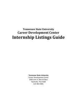 Internship Listing Guide