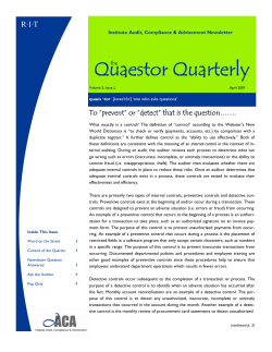 April 07 Newsletter