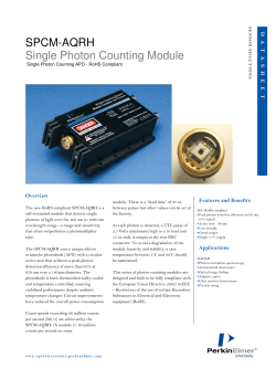 SPCM-AQRH, single photon detector module.pdf