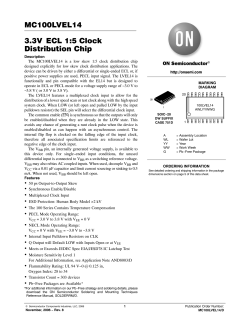 MC100LVEL14, 1;5 LVPECL Clock Distribution.pdf