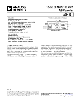 AD9432, ADC 12-bit 105MSPS.pdf