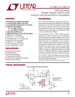 LT1789-1 -10, LinTech Instrumentation amp, RRIO, G=1-1K.pdf