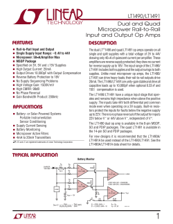 LT1490-1 LinTech, dual quad opamp, RRIO.pdf