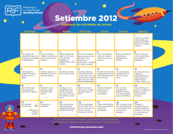 Calendario de septiembre