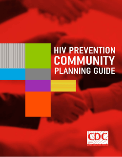 HIV Prevention Community Planning Guide (PDF)