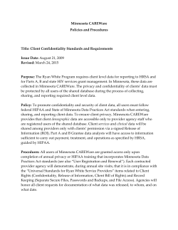 Confidentiality Standards (PDF)