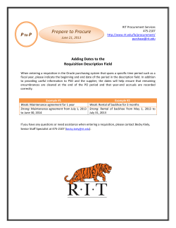 Dates in Requisition Descriptions - June 21, 2013