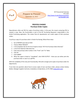 Purchase Order Copies -&nbsp;September 13, 2013
