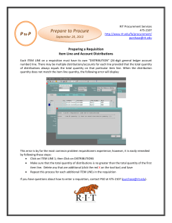 Item Line and Account Distributions - September 20, 2013