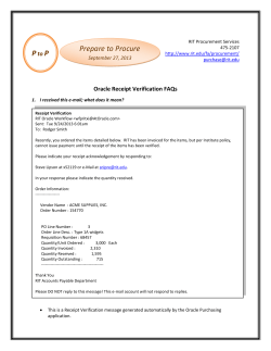 Oracle Receipt Verification - September 27, 2013