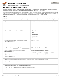 Supplier Qualification Form (.pdf)