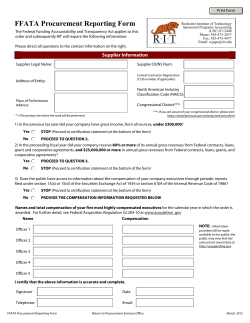 FFATA Procurement Reporting Form (.pdf)