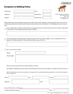 Exception to Bidding Form (.pdf)