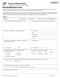 Bid Qualification Form (.pdf)