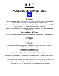 Accessible Van Service
