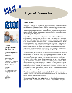 Signs of Depression PDF: 198KB/1 page) (updated 08/2014)