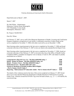 MN Veterans Home Minneapolis - 3/7/2007