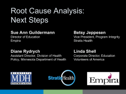 Root Cause Analysis - Next Steps (PPT:438KB/9 pages)