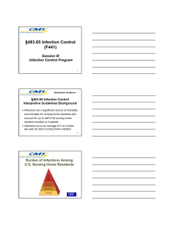 CMS Infection Control Program Slides - Session III (PDF:199KB/ 11 pages)