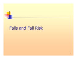 Module 9 - Falls and Fall Risk (PDF: 211KB/49 pages)