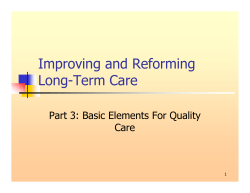 Module 3 - Basic Elements for Quality Care (PDF: 115KB/45 pages)