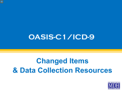OASIS C-1/ICD9