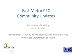 May 2013 Community Meeting Presentation