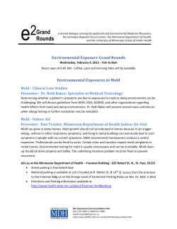 Environmental Exposures to Mold (PDF)