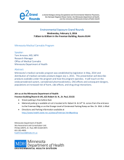 Medical Cannabis in Minnesota(PDF)