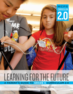 Curriculum 2.0 Fifth Grade Parent Guide