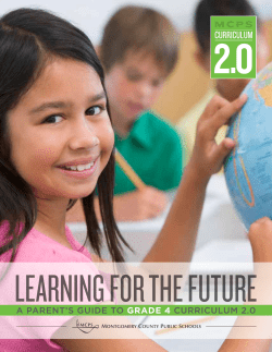 Curriculum 2.0 Fourth Grade Parent Guide