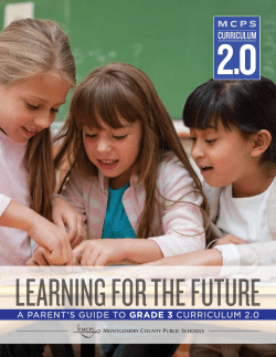 Curriculum 2.0 Third Grade Parent Guide