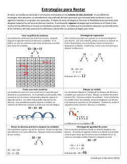 Strategies for Subtraction