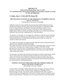 2012 Abstracts