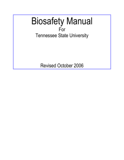 BiosafetyManualRevised2006