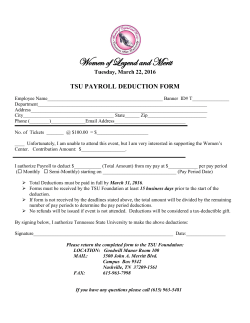 Payroll Deduction Form